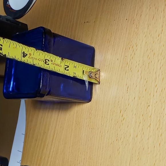 NWOT Square Glass Jar - Picture 5 of 6